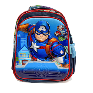 حقيبة ظهر مدرسية كابتن ثلاثية الأبعاد