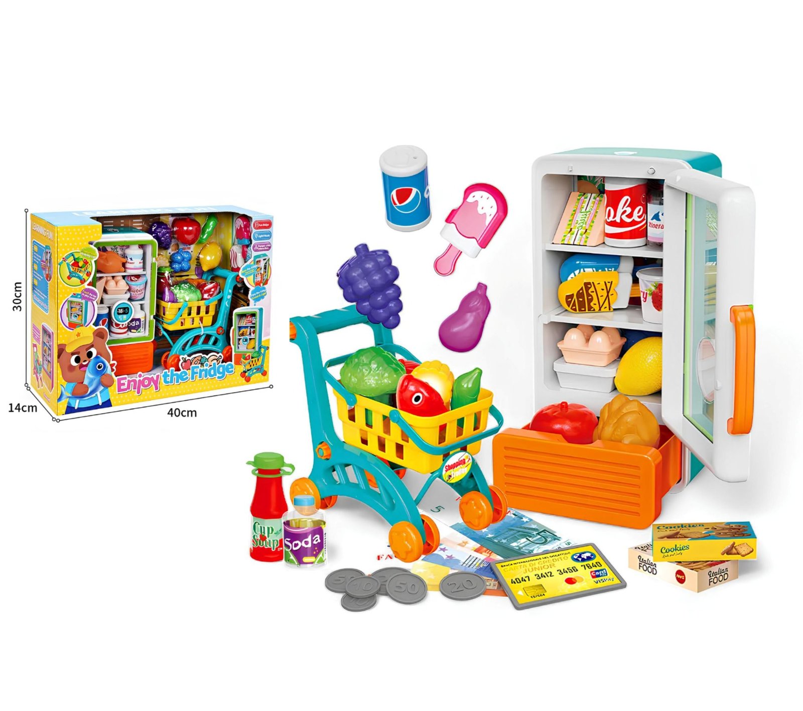 Shopping cart & Refrigerator