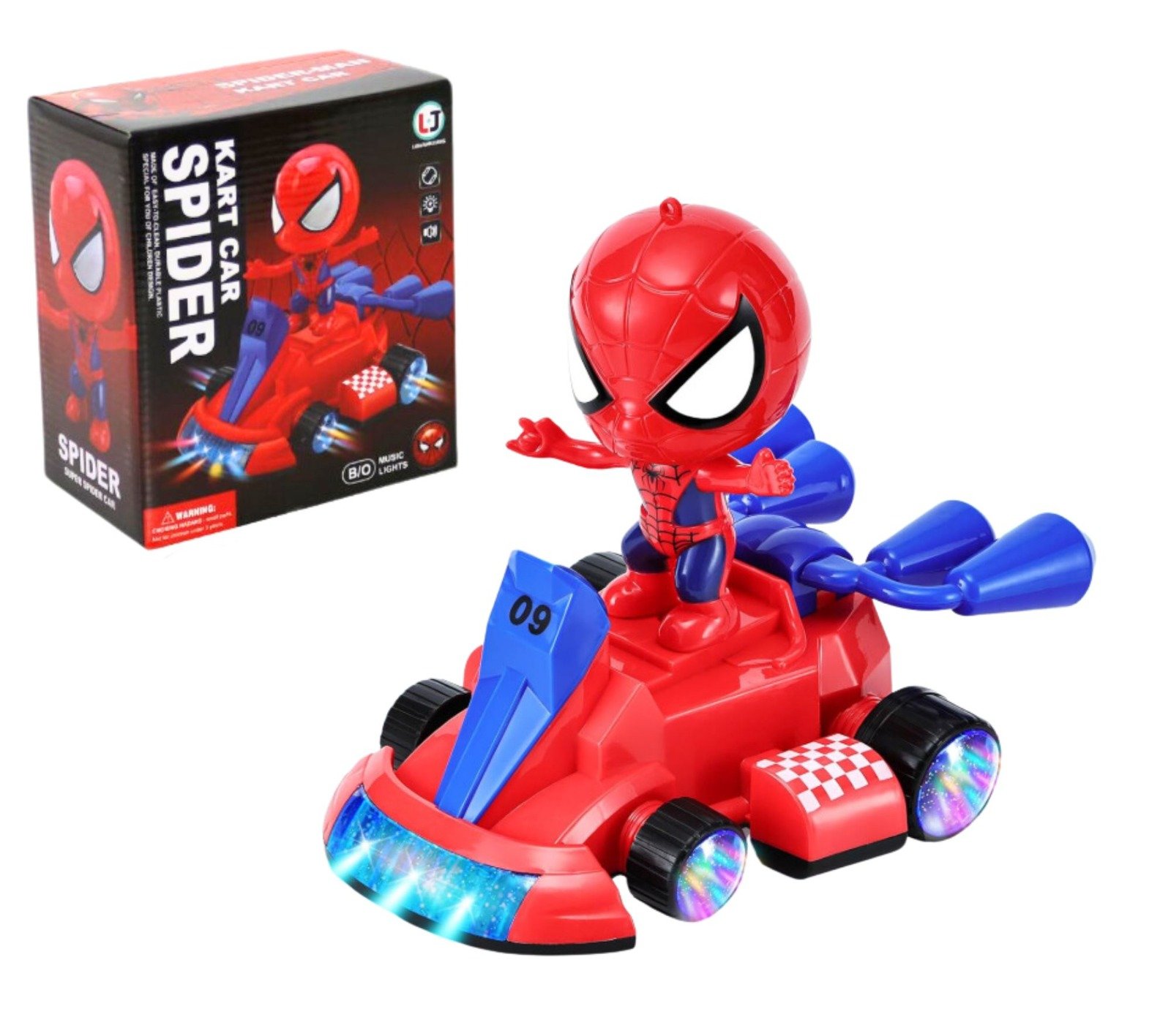 Spiderman kart car toy