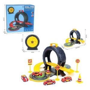 Rail Tire Parking Lot