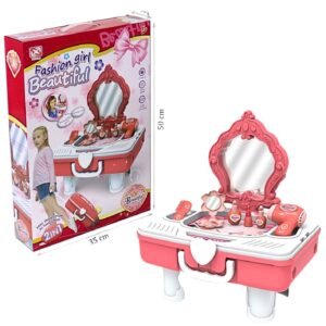 Dressing table in a suitcase