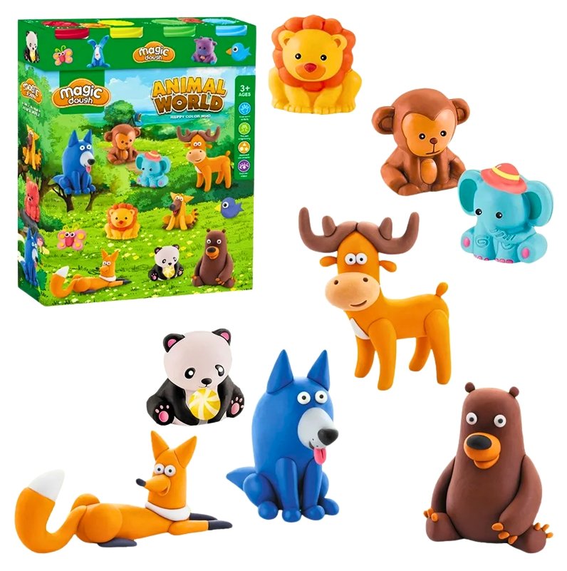 Educational Animal Modeling Clay
