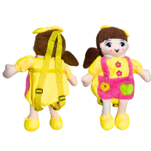 Soft Plush Doll And Backpack