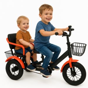 Tricycle with backseat