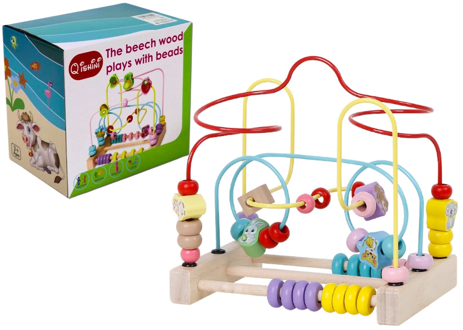 Wooden Bead Maze Toy