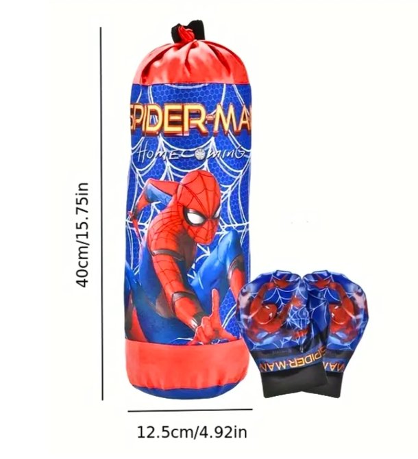 طقم كيس ملاكمة سبايدرمان