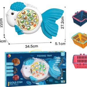 Gold fish Fishing Tray لعبة صيد السمك الذهبية - أزرق