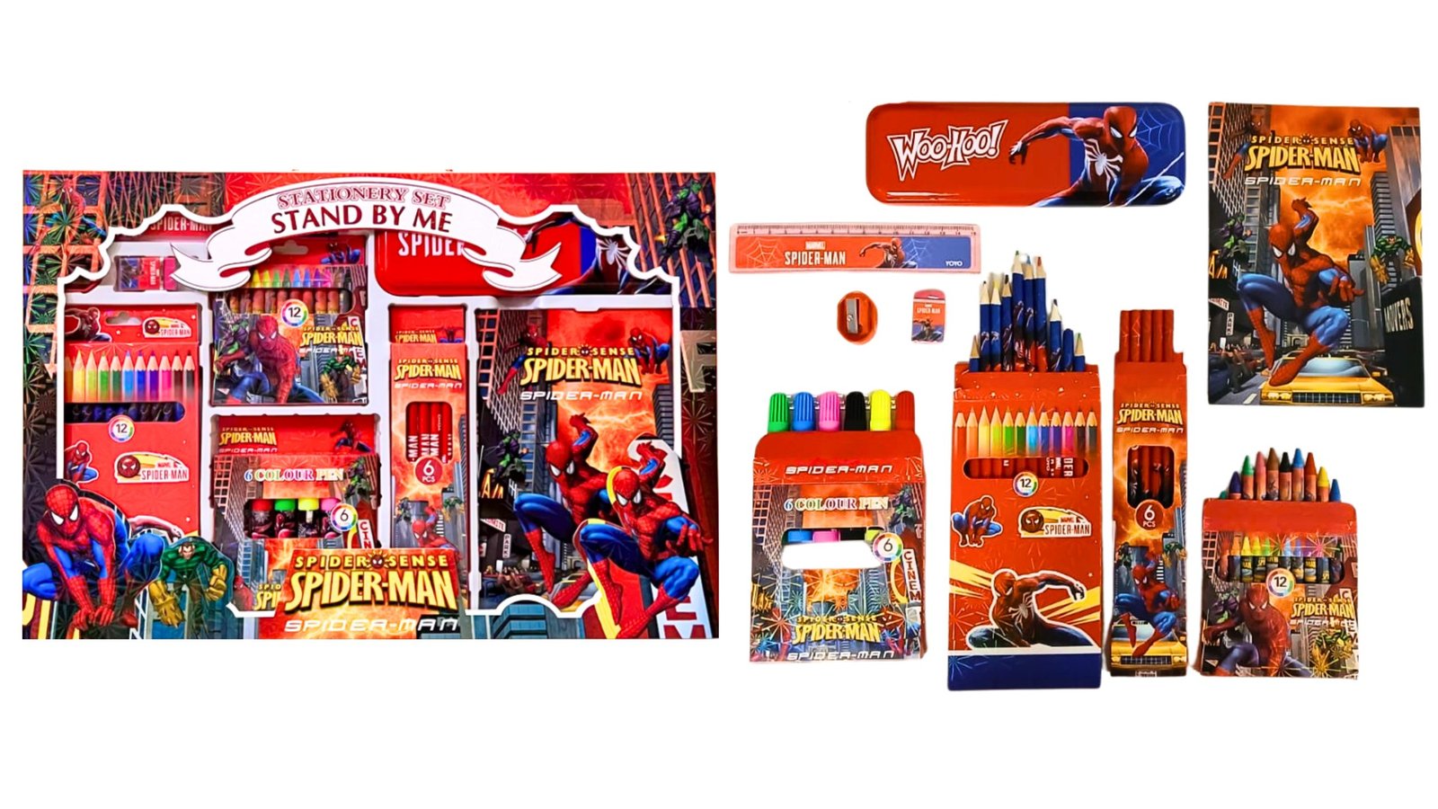 أدوات سبايدرمان المدرسية Spider-Man Stationery Set