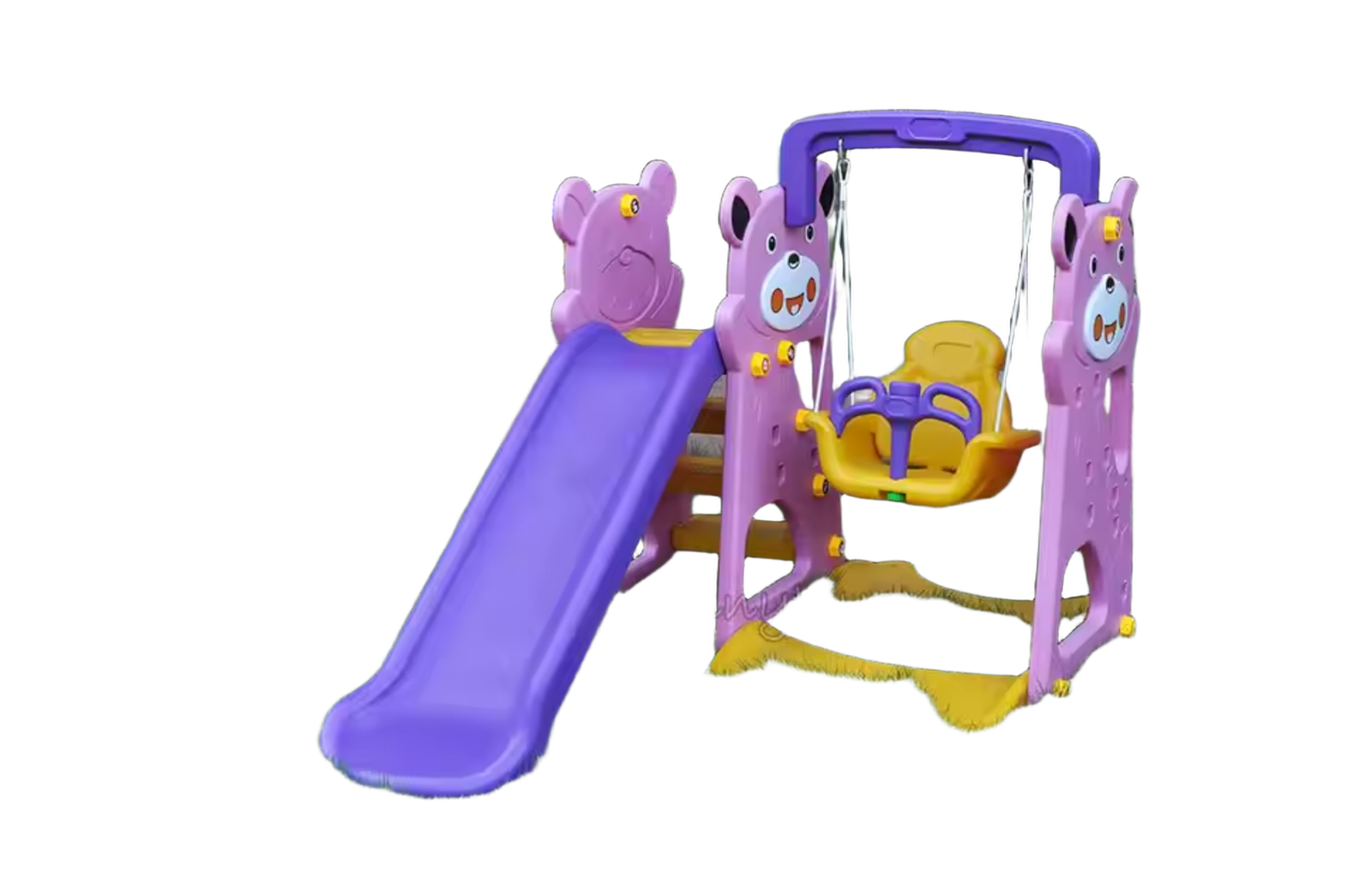Multi-Activity Playset زلاقة وأرجوحة وسلة مدمجة