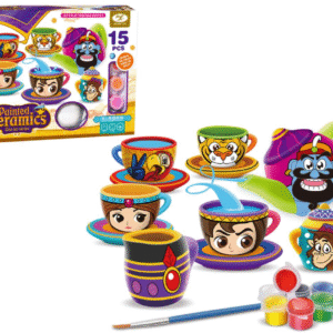 Painted Ceramics Tea Set