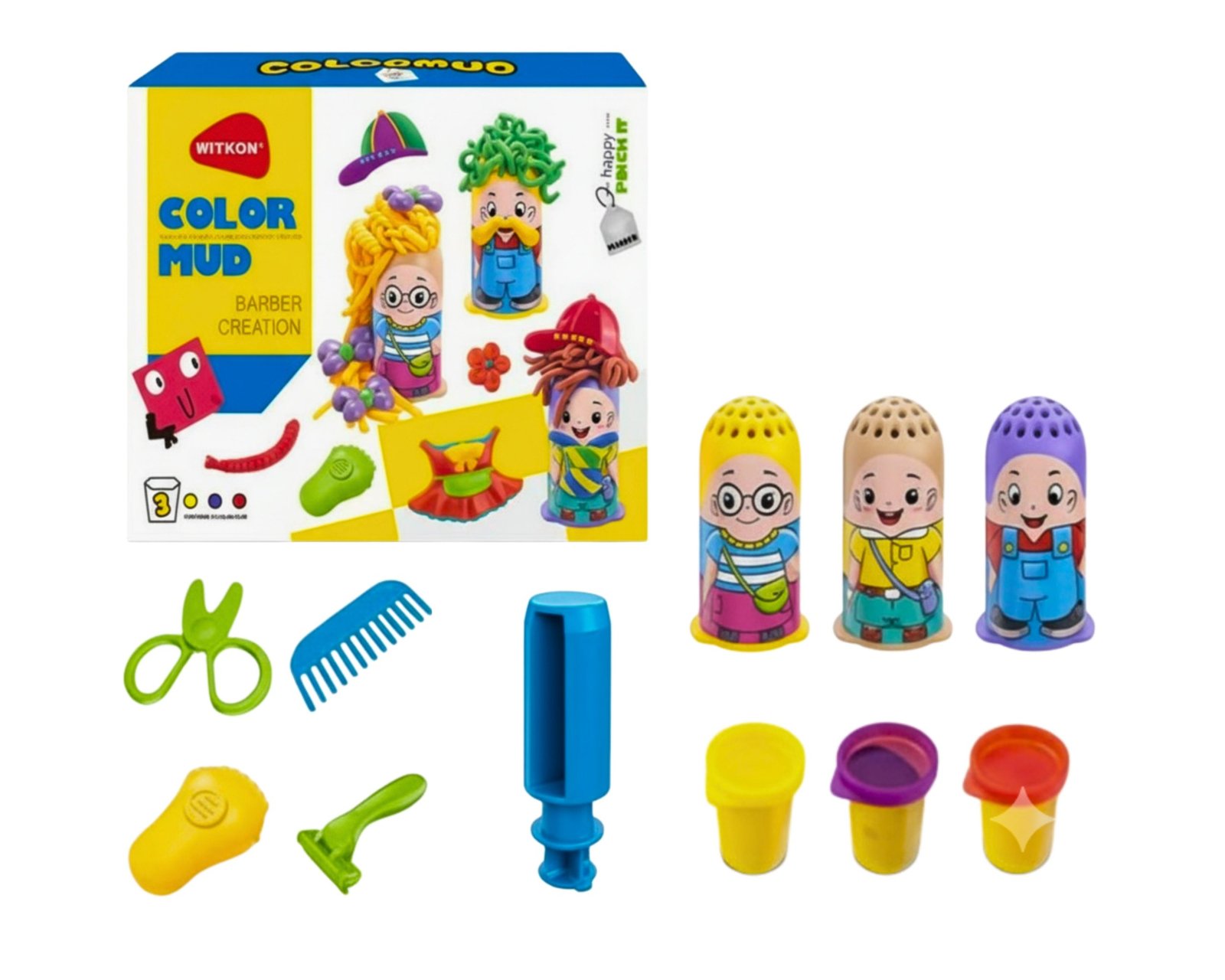 Color Mud Barber Creation