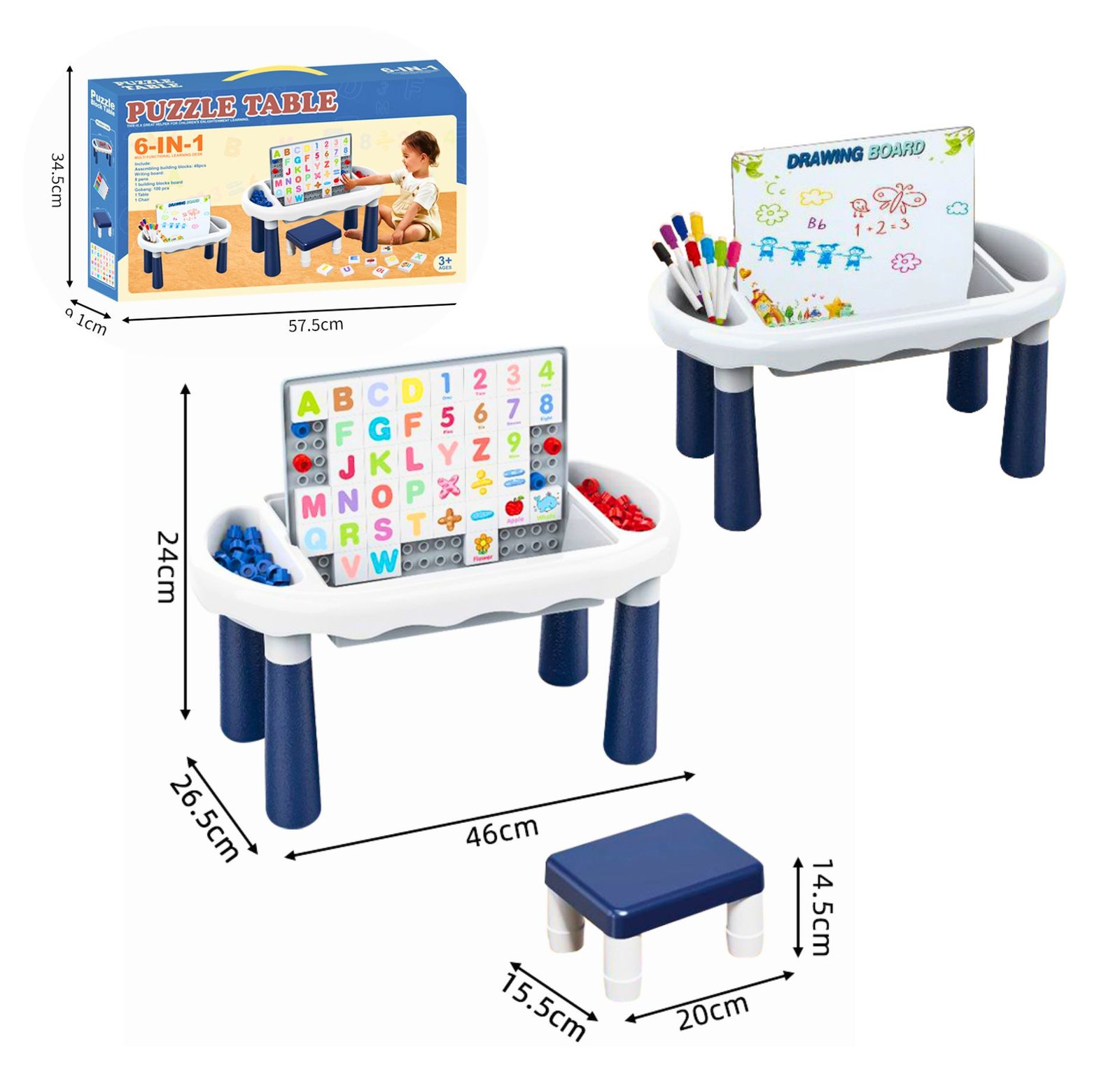 Puzzle Table Set