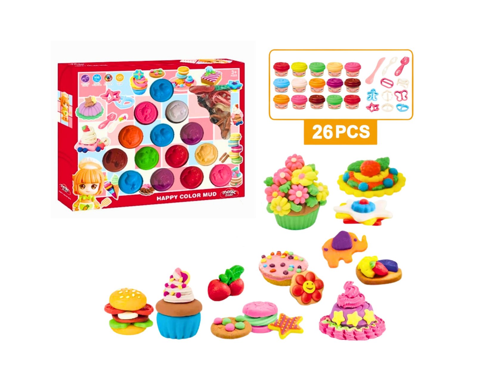 Happy Color Mud Set